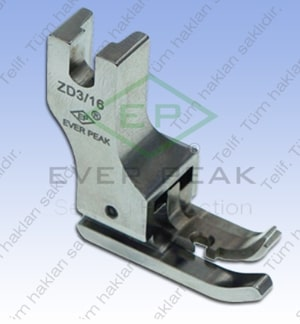 DÜZ MAKİNA ÇİFT ÇİMALI AYAK 4,8 MM - 4