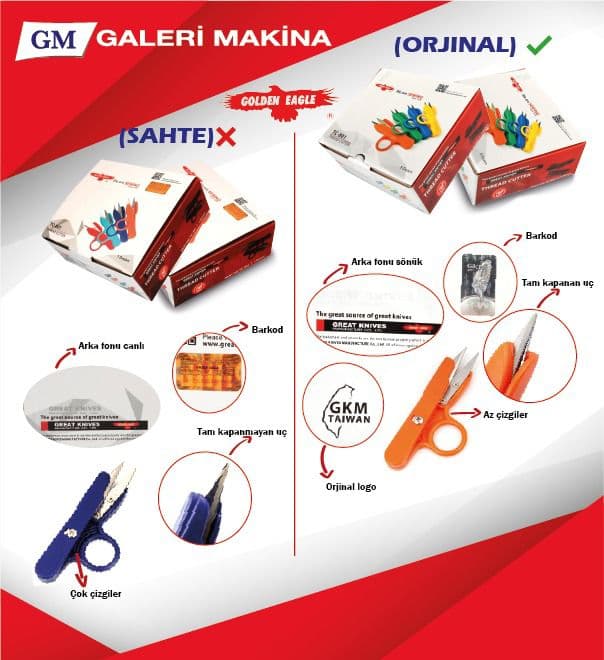 PLASTİK İPLİK TEMİZLEME MAKASI (12XDZ) - 8