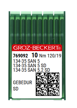 DERİ MAKİNA YANMAZ SARI SAN 5 UÇ İĞNESİ  - 1