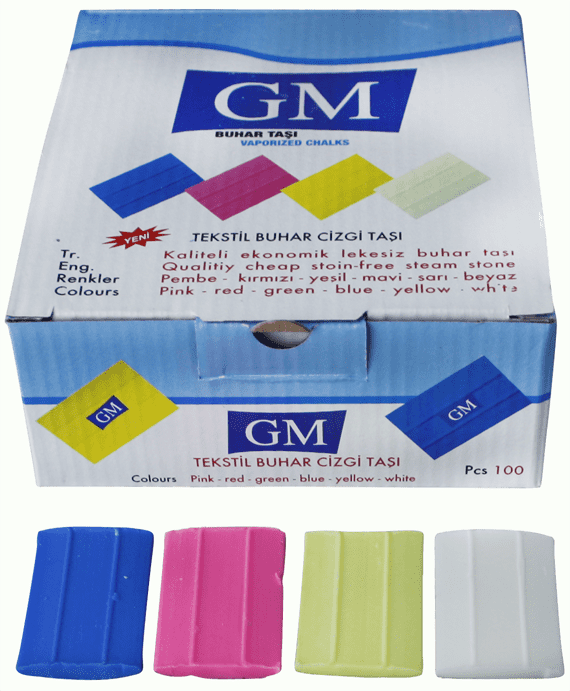GM UÇAN ÇİZGİ TAŞI KARIŞIK RENK (100 ADET) - 1
