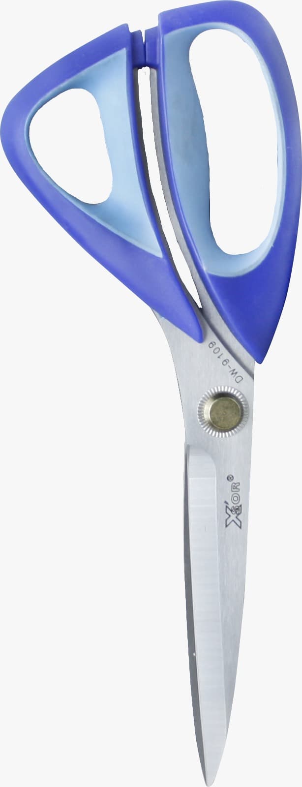 PLASTİK MAVI SAPLI MAKAS-9" - 2