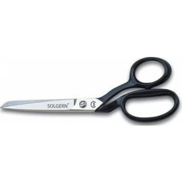 DEMİR SAPLI SİYAH VİDALI MAKAS 22,86CM - 1