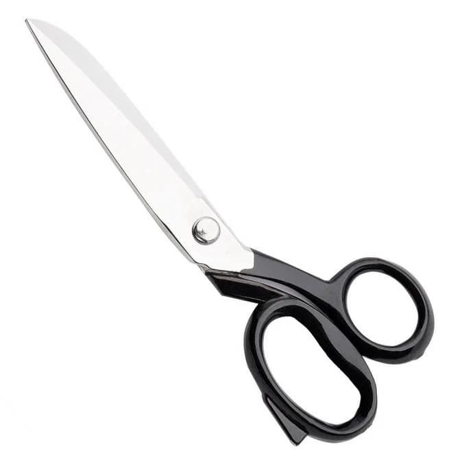DEMİR SAPLI SİYAH SOMUNLU  MAKAS 20,5CM - 1