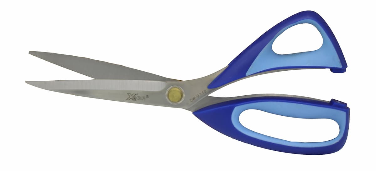 PLASTİK MAVI SAPLI MAKAS-10" - 1