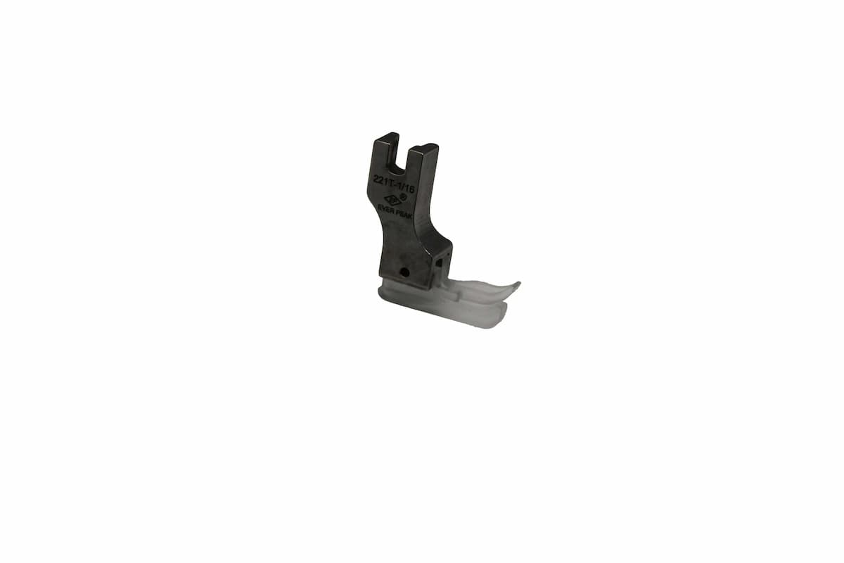 DÜZ MAKİNA SEFFAF TABAN SOL CIMA AYAK 1,6 MM - 1