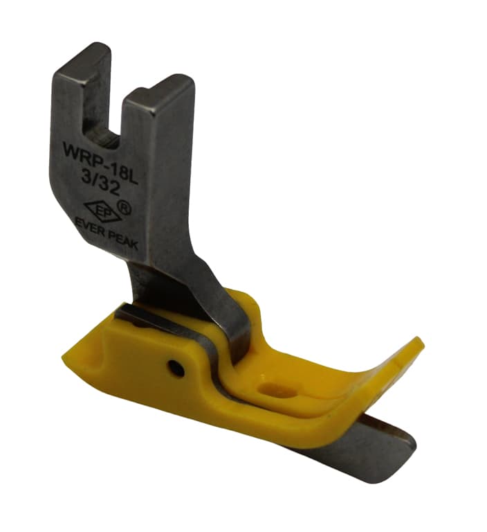 DÜZ MAKİNA PLASTİK SARI TABAN SOL OYNAR CIMALI AYAK  2,4 MM - 1