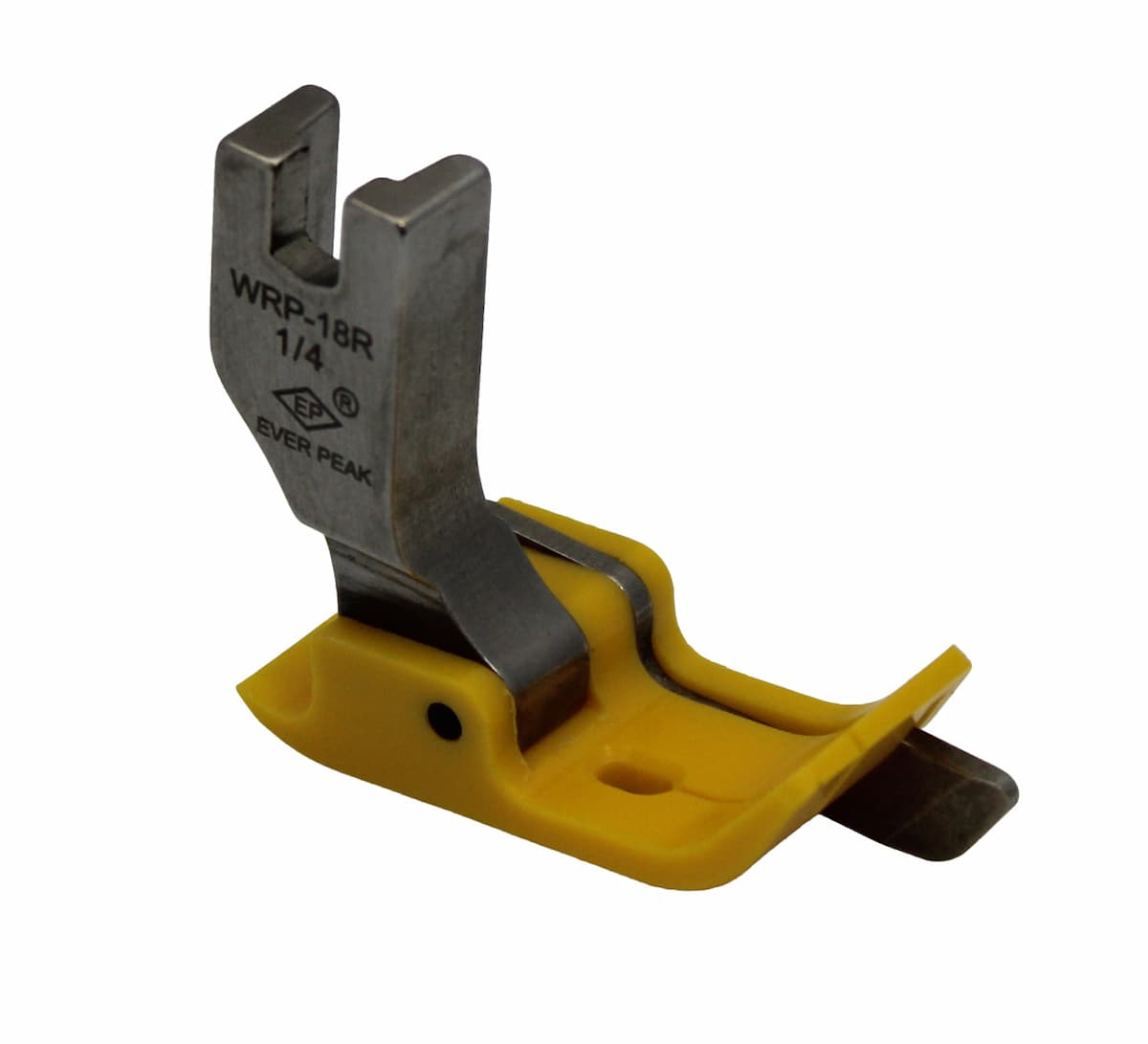 DÜZ MAKİNA PLASTİK SARI TABAN SAĞ OYNAR CIMALI AYAK  6,4 MM - 1