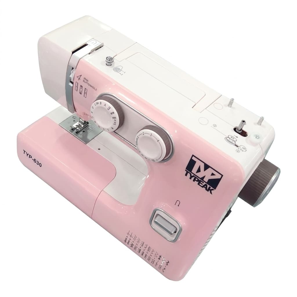 TYP-630 AİLE MAKİNA 25 DESENLİ EV TİPİ DÜZ DİKİŞ MAKİNESİ (PEMBE) - 4