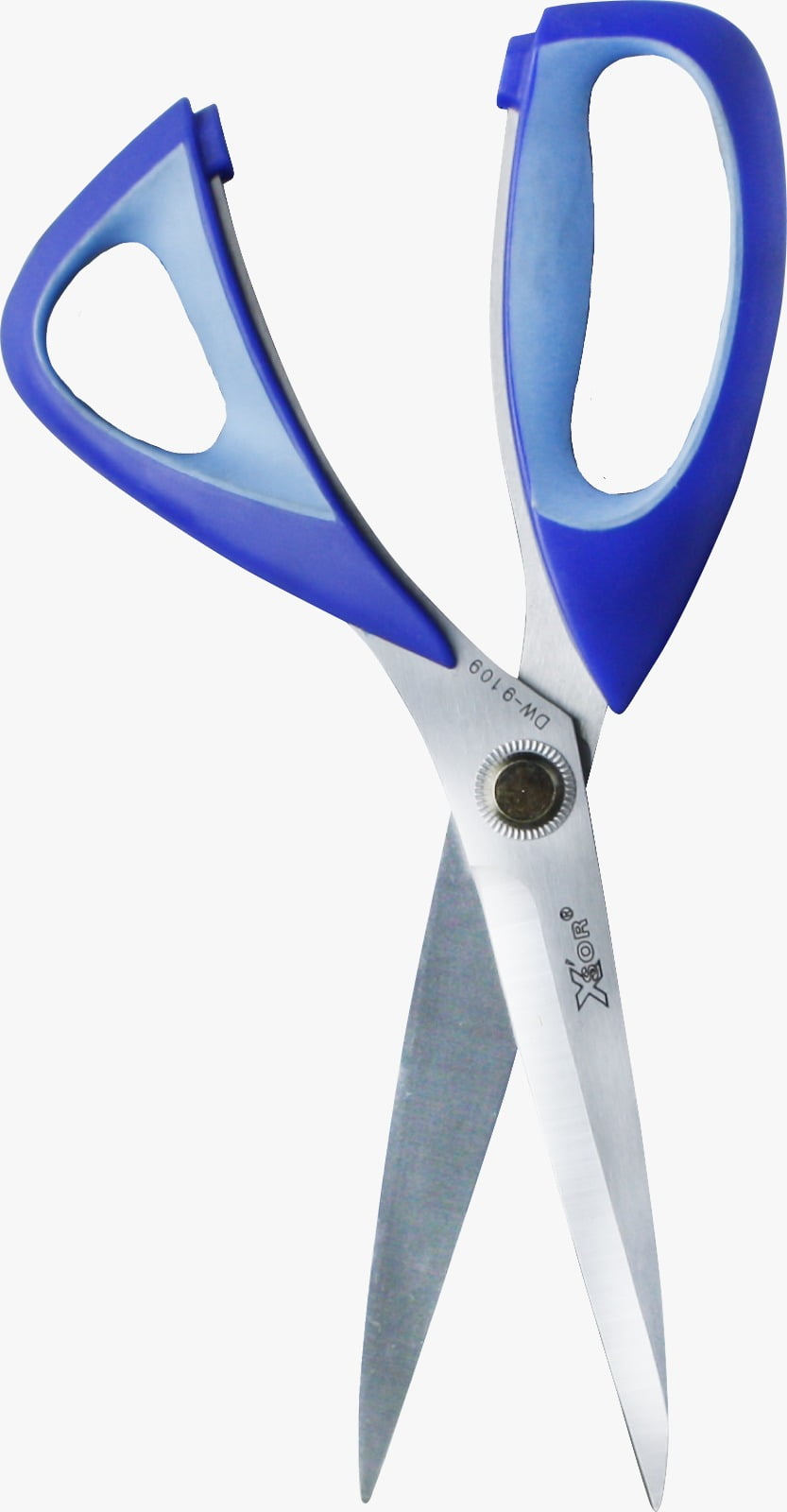 PLASTİK MAVI SAPLI MAKAS-9"
