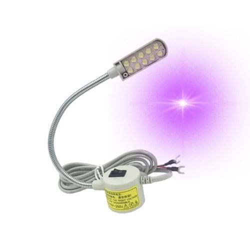 MAKİNA LED MOR IŞIKLI SPİRALLİ 10 LU LAMBA