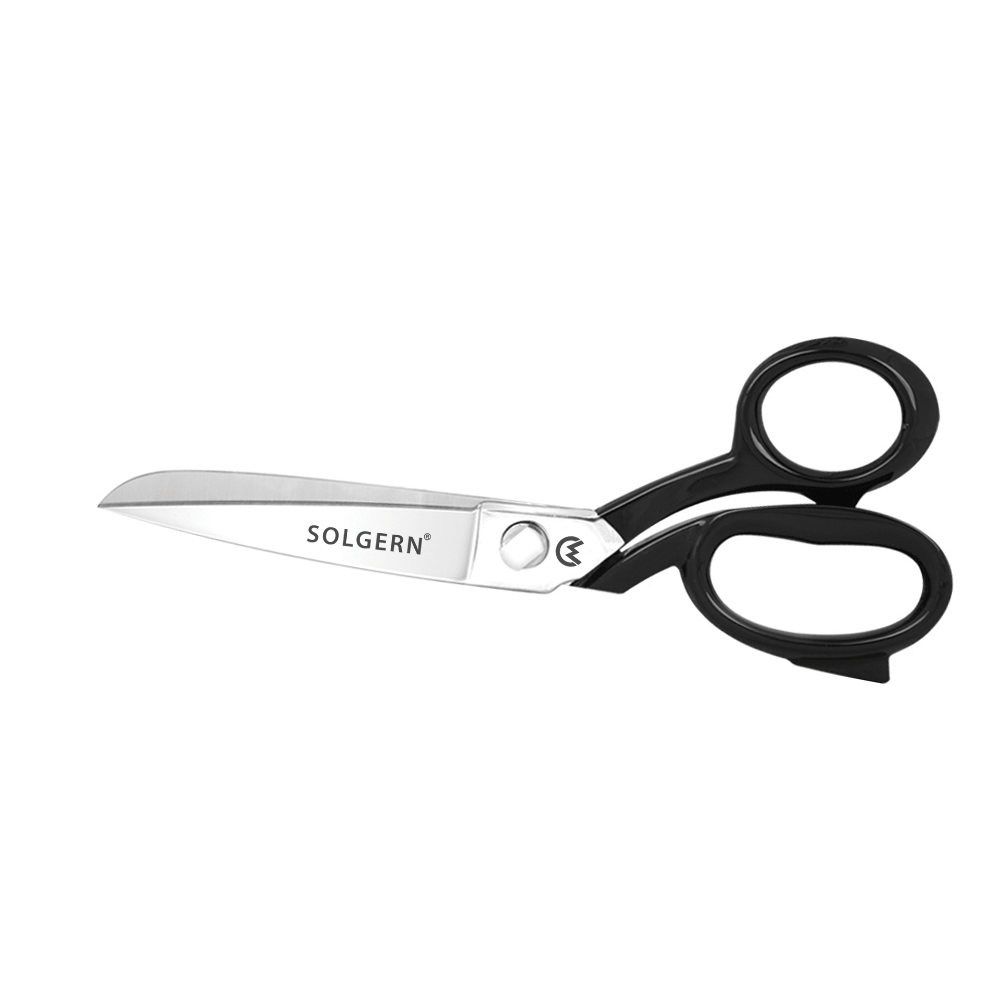 DEMİR SAPLI SİYAH SOMUNLU  MAKAS 17,8CM