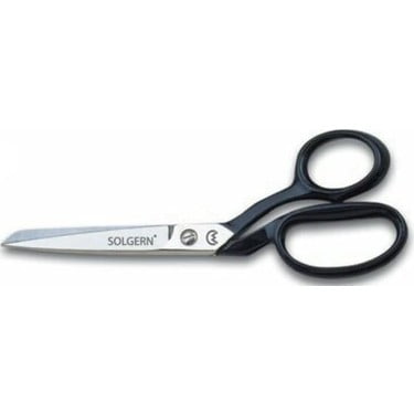 DEMİR SAPLI SİYAH VİDALI MAKAS 17.8CM
