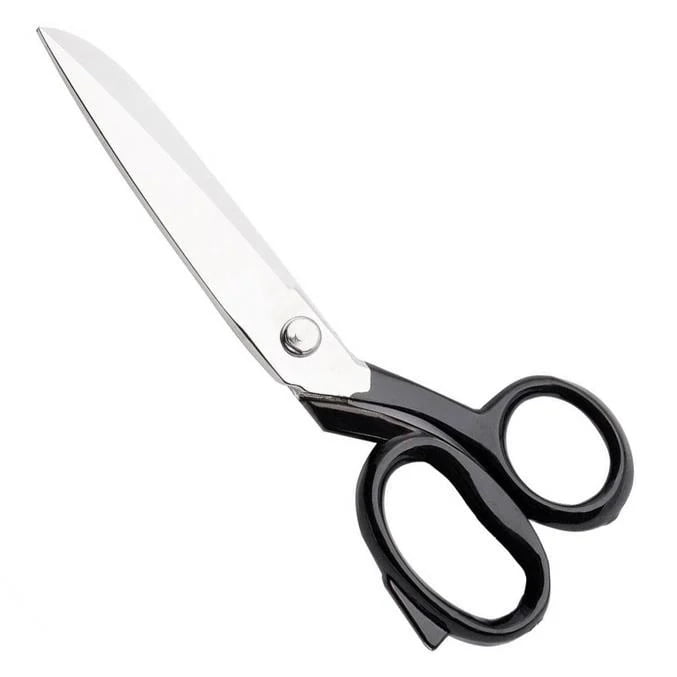DEMİR SAPLI SİYAH SOMUNLU  MAKAS 20,5CM